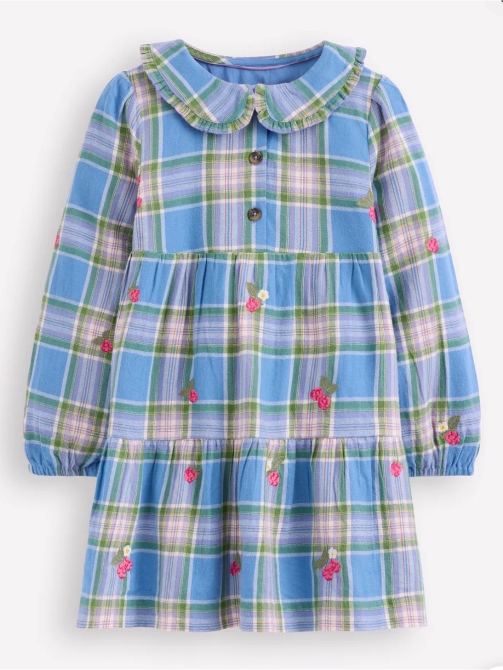 MWT Mini Boden Girl Minna Collared Woven Dress Size 10-11y